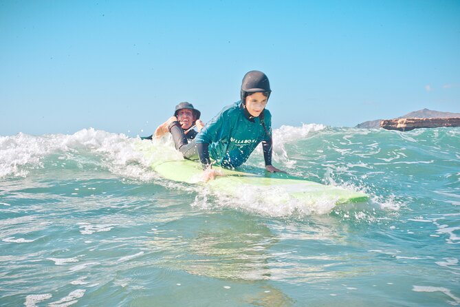 Kids and Family Guided Surf Course at Fuerteventura Beaches