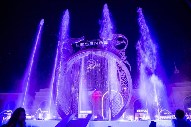 Land of Legends Night Show From Side in Turkey - Good To Know