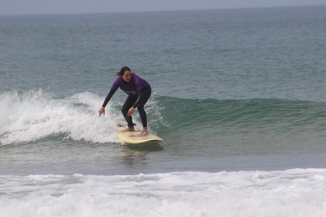 Learn to Surf Lesson With Transport From Porto