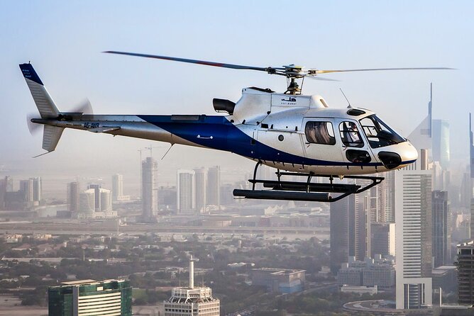 Luxury Dubai Helicopter Tour With 2 Way Private Transfers in Dubai