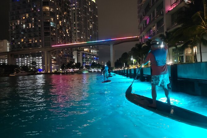 Miami City Lights Night Kayak or Stand up Paddle Board
