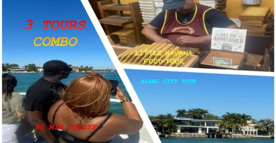 Miami: Millionaires Cruise, Little Havana Food and City Tour - Millionaire Home 90-minute Cruise