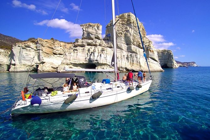 Milos Sailing Tour With Snorkeling and Lunch