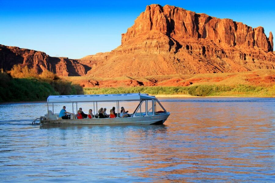 Moab: Colorado River Sunset Boat Tour With Optional Dinner
