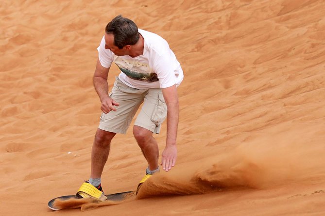Morning Dubai Quad Bike With Sand Boarding and Camel Ride - Good To Know
