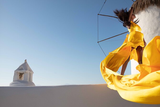 Mykonos Flying Dress High End Professional Photographer - Good To Know