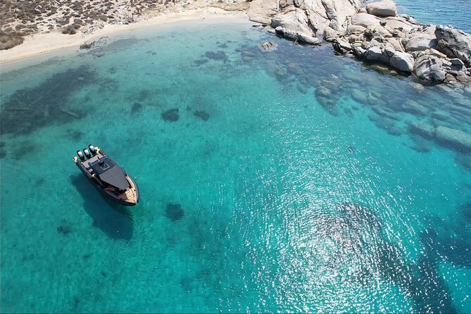Mykonos Private Full Day Cruise With a Rafnar 1200 T-Top - Booking Confirmation