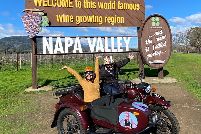 Napa Valley Classic Sidecar Wine Tours