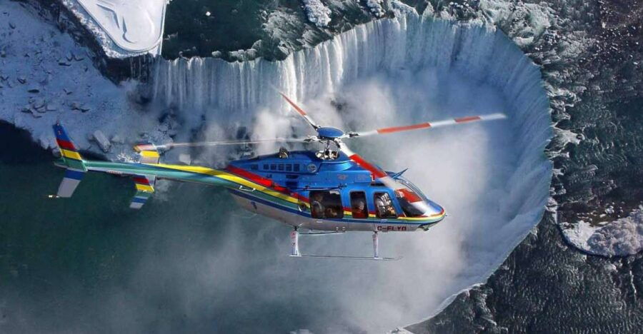 Niagara Falls, ON: Helicopter Ride With Boat & SkylON Lunch