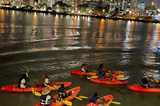 Night Kayak Guided Tour Through Condado Lagoon