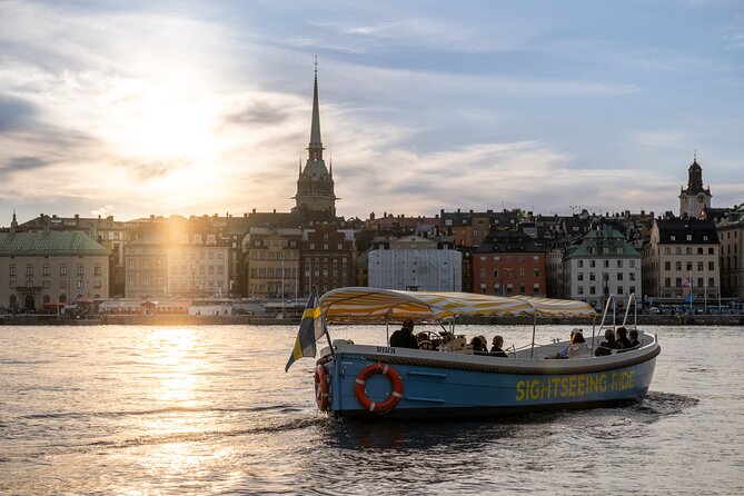 Open Electric Boat Ride in Stockholm