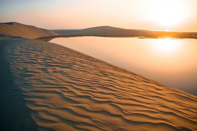 Overnight Desert Safari BBQ Dinner Sand Boarding Inland Sea Visit