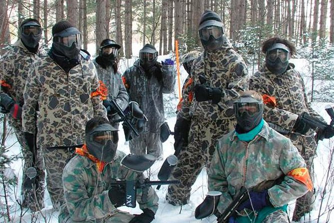 Paintball Activity in Barkmere, Quebec, Canada