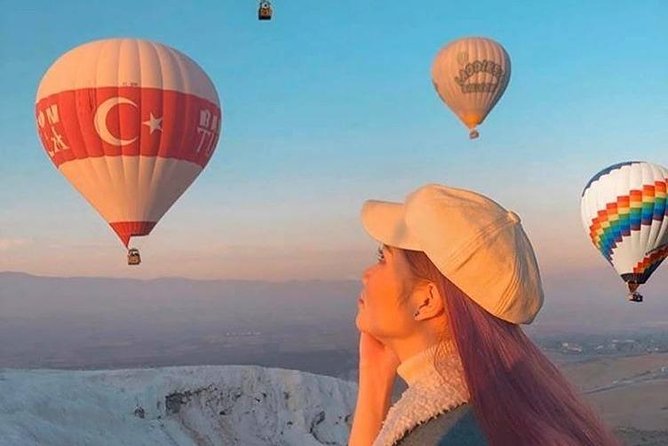 Pamukkale and Hierapolis Hot-Air Balloon Tour With Breakfast