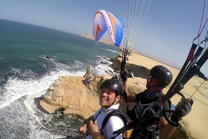 Paragliding Flight at Paracas National Reservation