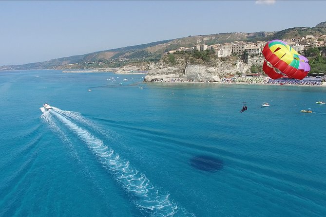 Parasailing Single Flight to Tropea in Small Group