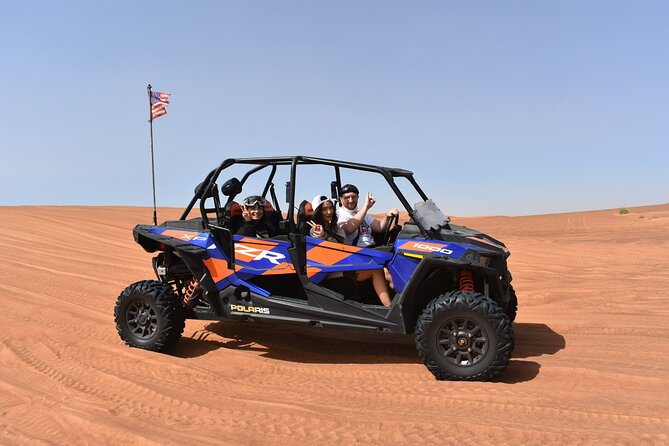 Polaris RZR 1000cc Self Drive 4 Seats Camel Ride and Sandboarding - Pricing and Booking Information