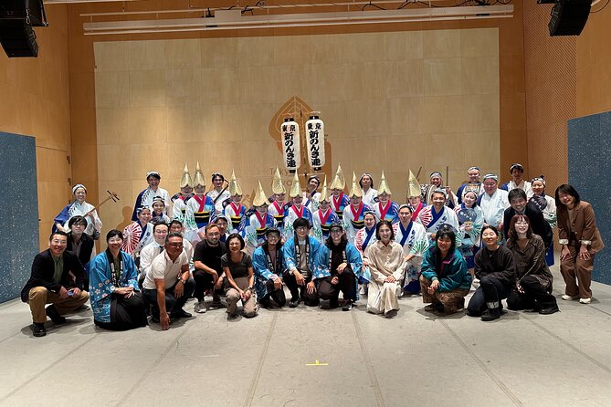 Private Awa Odori and Sushi With Walking City Tour in Koenji