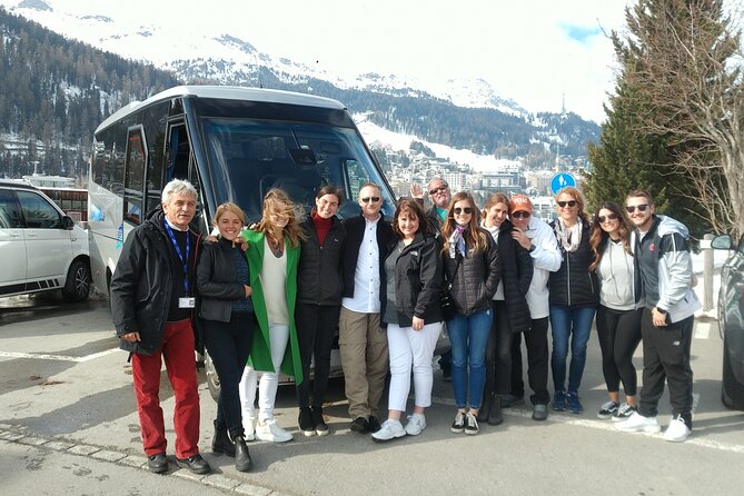PRIVATE Bernina Train, Sankt Moritz & Wines Guided Tour From Lake Como or Milan