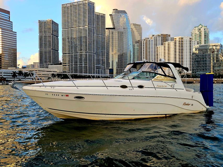 Private Boat Tours in Beautiful Bay Side Miami 37 Rinker - Good To Know