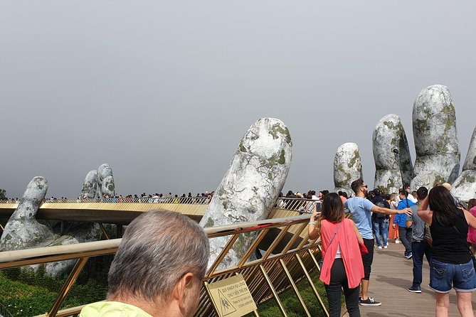 Private Car to Golden Bridge and Marble Village From Hue City
