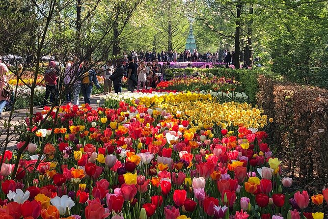 Private Day Tour to Keukenhof Flower Fields and Delft City