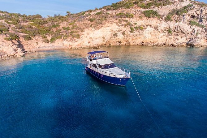 Private Day Yacht Cruise From Athens to Aegina Island via Moni Islet