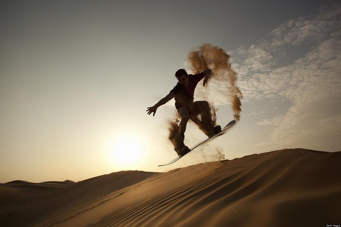 Private Desert Sandboarding Camel Riding and Dune Bashing - Good To Know