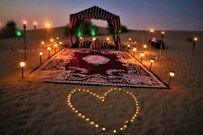 Private Dinner in Dubai Desert With Camel Ride and VIP Set up - Good To Know