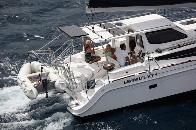 Private Full Day, Fun Day Aboard SY Mazu – Luxury Gemini Legacy Catamaran