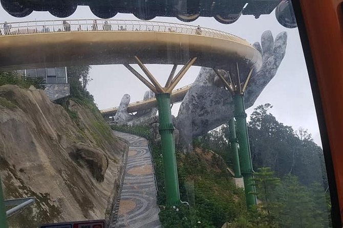 Private Guided Tour to GOLDEN BRIDGE BA NA HILLS From TIEN SA or CHAN MAY Port