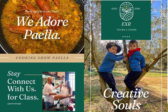 Private Paella Master Class at Olivos Farm