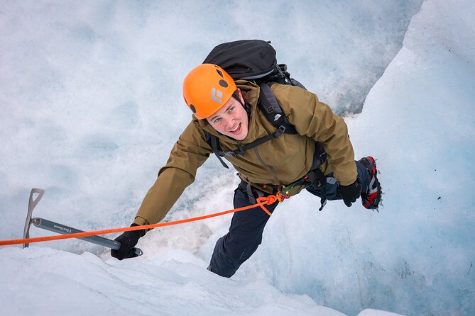 Private Summer Ice Cave & Ice Climbing – 15 Shot Photo Package