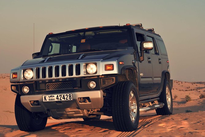 Private VIP Hummer Desert Safari Dubai in Morning - Comfortable 4WD Vehicle With Driver-Guide