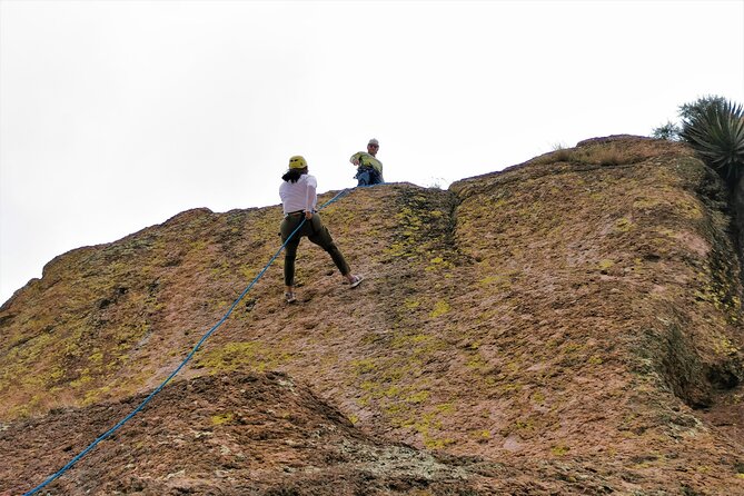 Rappelling in Hills of Guanajuato