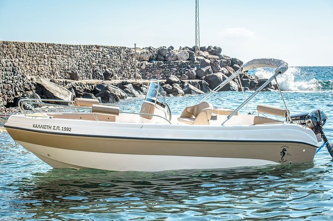 Rent a Boat in Santorini With Free License