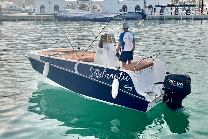 Rental of New Motor Catamaran Without License in Malaga