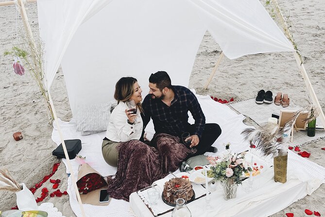 Romantic Picnic by the Beach