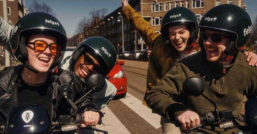 Rotterdam: Felyx E-Moped Day Pass