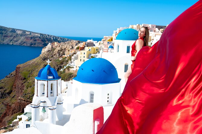 Santorini Flying Dress Photoshoot for 4 Guests - Good To Know