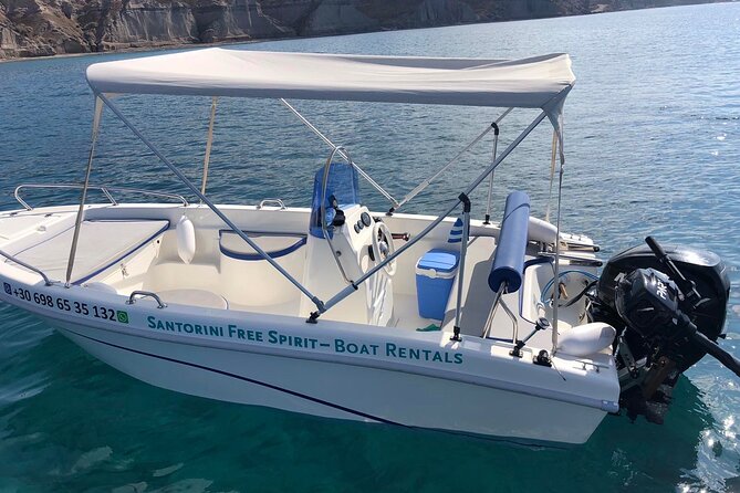 Santorini: License Free - Boat Rental "AELIA" - Good To Know