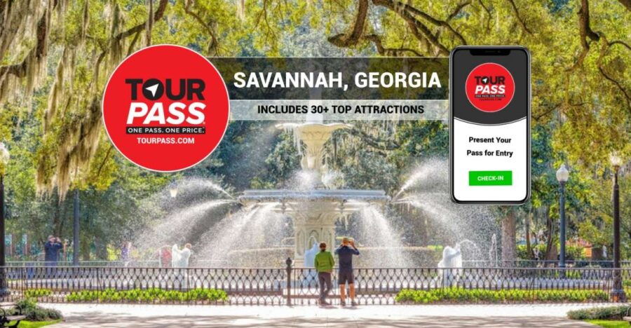 Savannah: Full Admission Tour Pass for 15 Tours