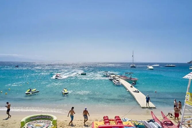 Shore Excursion With Beach Escape and Free Time in Mykonos Town - Tour Duration and Meeting Time
