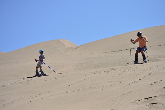 Skiing on Sand and off Road in Lima (National Park Lomas De Ancón)