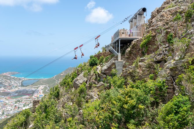 Sky Explorer and Flying Dutchman at Rainforest Adventures St. Maarten
