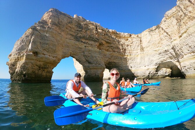 Small Group Benagil Kayak Experience in Lagoa