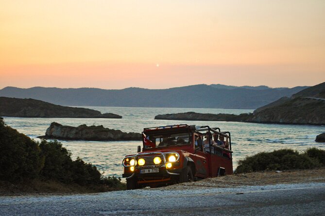 Sunset and Beach Party, Swim With Barbeque Dinner (4x4 Jeep) From Marmaris - Itinerary Details