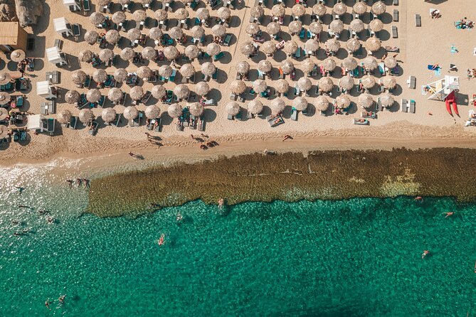 Super Paradise Beach Mykonos Seaside Sunbed (1st Row)