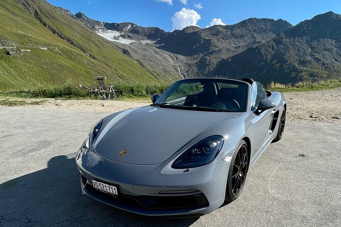 Swiss Alps Drive & Stelvio Pass [Italy] Porsche Car Tour [GPS Guided]