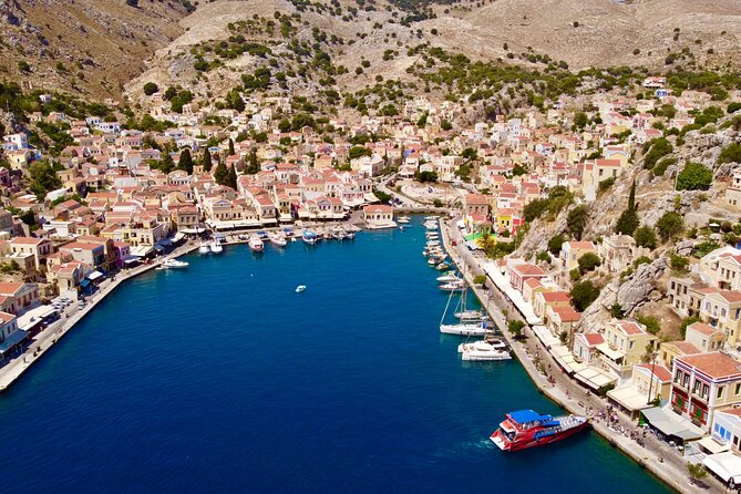 Symi Boat Tour From Kolymbia With Swimming Stop in St Georges Bay